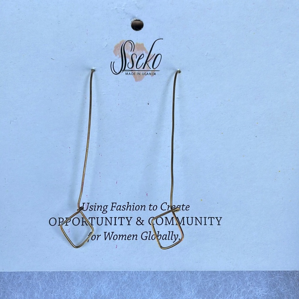 Dangle earrings - can add charms!